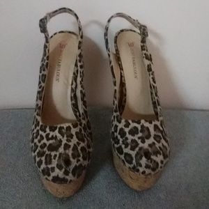 Animal print heels